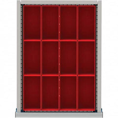 LISTA - 12-Compartment Drawer Divider Layout for 3.15" High Drawers - Eagle Tool & Supply
