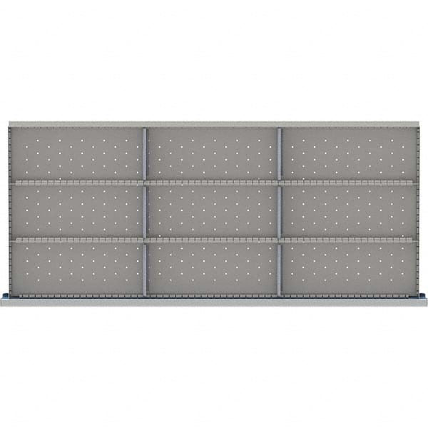 LISTA - 9-Compartment Drawer Divider Layout for 3.15" High Drawers - Eagle Tool & Supply
