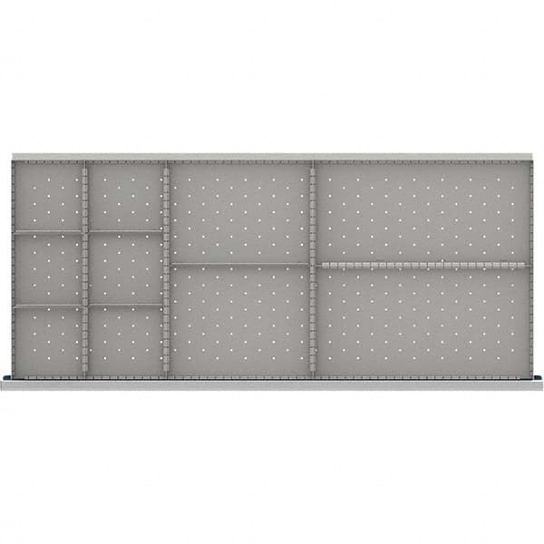 LISTA - 10-Compartment Drawer Divider Layout for 3.15" High Drawers - Eagle Tool & Supply