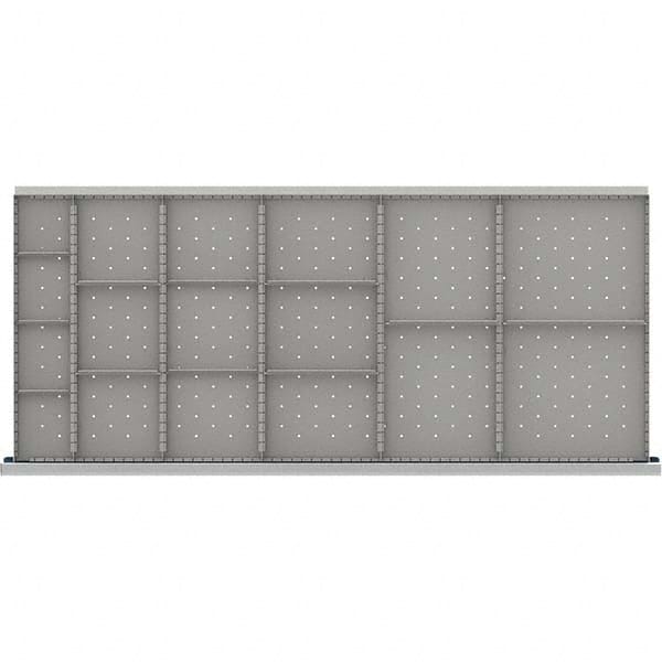 LISTA - 17-Compartment Drawer Divider Layout for 3.15" High Drawers - Eagle Tool & Supply