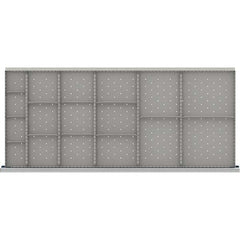 LISTA - 17-Compartment Drawer Divider Layout for 3.15" High Drawers - Eagle Tool & Supply