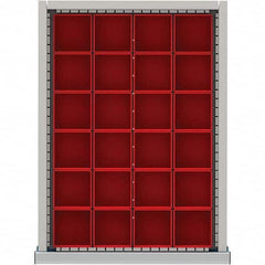 LISTA - 24-Compartment Drawer Divider Layout for 2.17" High Drawers - Eagle Tool & Supply