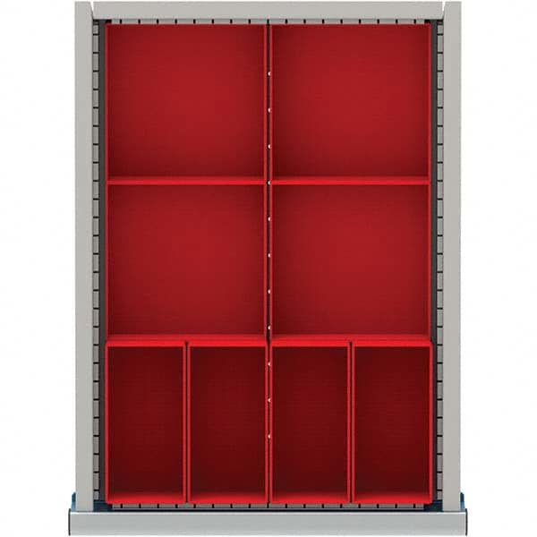 LISTA - 8-Compartment Drawer Divider Layout for 3.15" High Drawers - Eagle Tool & Supply