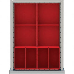LISTA - 8-Compartment Drawer Divider Layout for 3.15" High Drawers - Eagle Tool & Supply