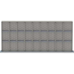 LISTA - 27-Compartment Drawer Divider Layout for 3.15" High Drawers - Eagle Tool & Supply