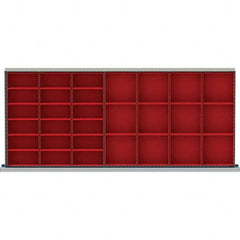 LISTA - 30-Compartment Drawer Divider Layout for 3.15" High Drawers - Eagle Tool & Supply