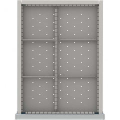 LISTA - 6-Compartment Drawer Divider Layout for 3.15" High Drawers - Eagle Tool & Supply