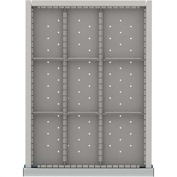 LISTA - 9-Compartment Drawer Divider Layout for 3.15" High Drawers - Eagle Tool & Supply