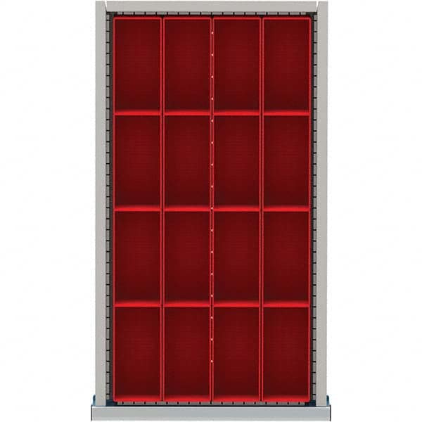 LISTA - 16-Compartment Drawer Divider Layout for 3.15" High Drawers - Eagle Tool & Supply