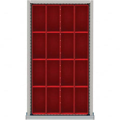 LISTA - 16-Compartment Drawer Divider Layout for 3.15" High Drawers - Eagle Tool & Supply