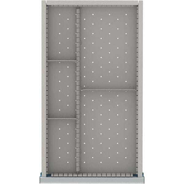 LISTA - 5-Compartment Drawer Divider Layout for 3.15" High Drawers - Eagle Tool & Supply