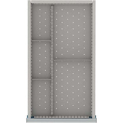 LISTA - 5-Compartment Drawer Divider Layout for 3.15" High Drawers - Eagle Tool & Supply