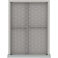 LISTA - 4-Compartment Drawer Divider Layout for 3.15" High Drawers - Eagle Tool & Supply