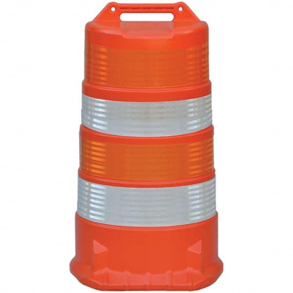 VizCon - Traffic Barrels, Delineators & Posts Type: Channelizer Drum Material: Plastic - Eagle Tool & Supply