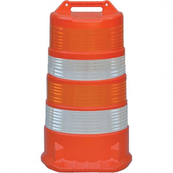 VizCon - Traffic Barrels, Delineators & Posts Type: Channelizer Drum Material: Plastic - Eagle Tool & Supply