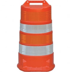 VizCon - Traffic Barrels, Delineators & Posts Type: Channelizer Drum Material: Plastic - Eagle Tool & Supply