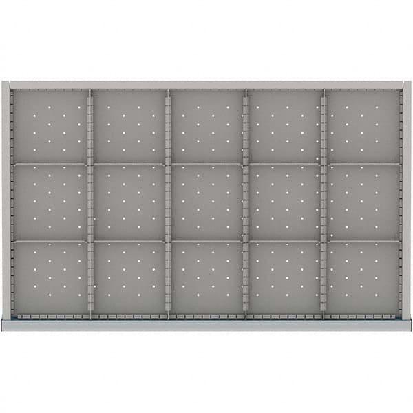 LISTA - 15-Compartment Drawer Divider Layout for 3.15" High Drawers - Eagle Tool & Supply