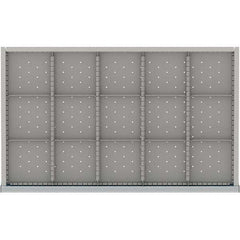 LISTA - 15-Compartment Drawer Divider Layout for 3.15" High Drawers - Eagle Tool & Supply