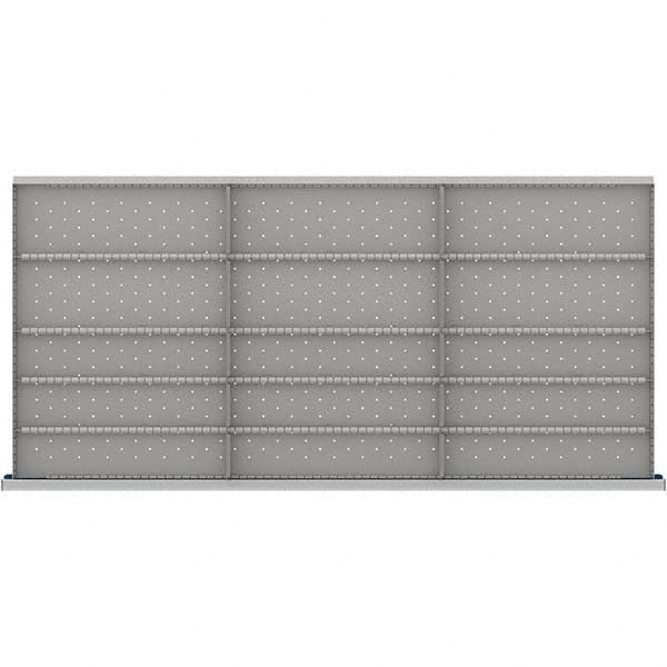 LISTA - 15-Compartment Drawer Divider Layout for 3.15" High Drawers - Eagle Tool & Supply