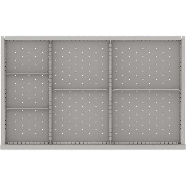 LISTA - 7-Compartment Drawer Divider Layout for 3.15" High Drawers - Eagle Tool & Supply