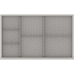 LISTA - 7-Compartment Drawer Divider Layout for 3.15" High Drawers - Eagle Tool & Supply