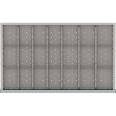 LISTA - 21-Compartment Drawer Divider Layout for 3.15" High Drawers - Eagle Tool & Supply