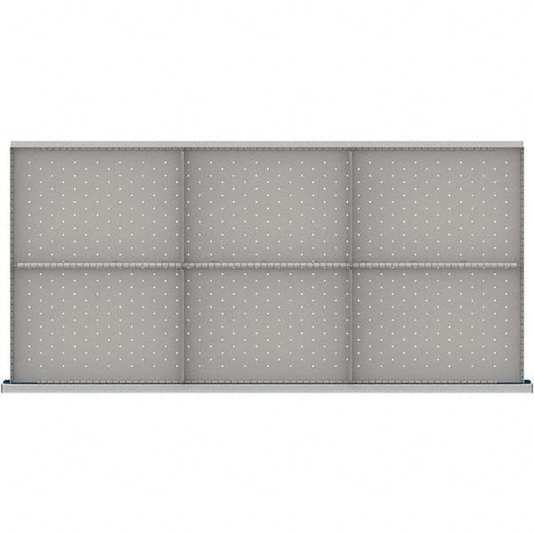 LISTA - 6-Compartment Drawer Divider Layout for 3.15" High Drawers - Eagle Tool & Supply