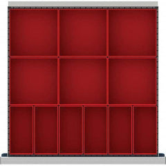LISTA - 12-Compartment Drawer Divider Layout for 3.15" High Drawers - Eagle Tool & Supply