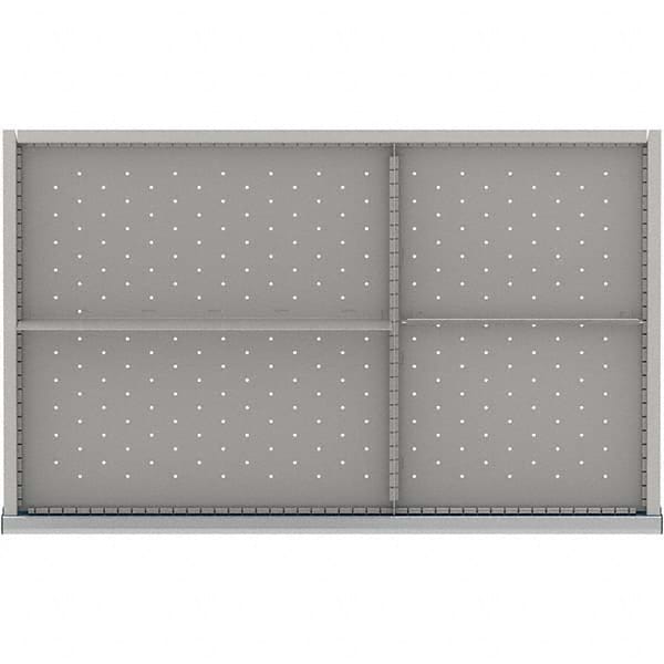 LISTA - 4-Compartment Drawer Divider Layout for 3.15" High Drawers - Eagle Tool & Supply