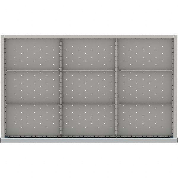 LISTA - 9-Compartment Drawer Divider Layout for 3.15" High Drawers - Eagle Tool & Supply