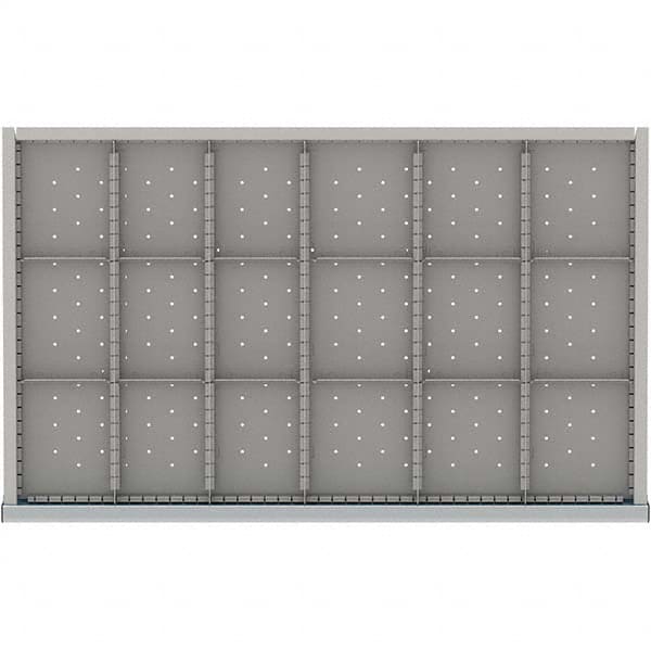 LISTA - 18-Compartment Drawer Divider Layout for 3.15" High Drawers - Eagle Tool & Supply