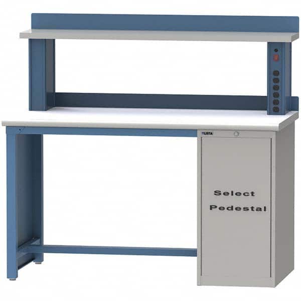LISTA - Stationary Work Benches, Tables Type: Workstation Top Material: Plastic Laminate - Eagle Tool & Supply
