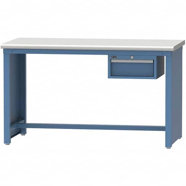 LISTA - Stationary Work Benches, Tables Type: Workstation Top Material: Plastic Laminate - Eagle Tool & Supply