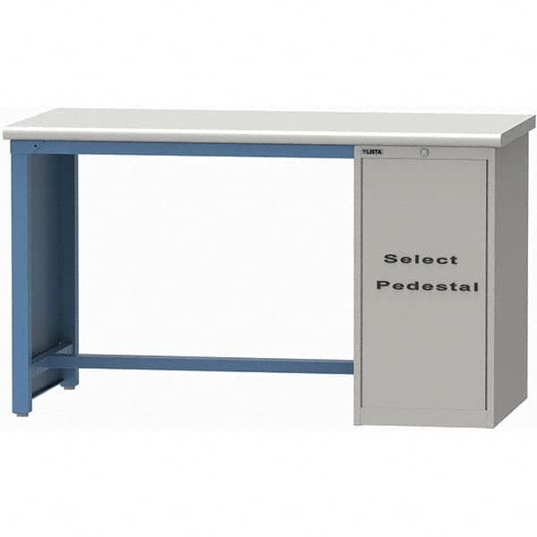 LISTA - Stationary Work Benches, Tables Type: Workstation Top Material: Plastic Laminate - Eagle Tool & Supply