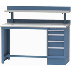 LISTA - Stationary Work Benches, Tables Type: Workstation Top Material: Plastic Laminate - Eagle Tool & Supply