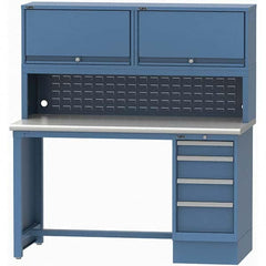 LISTA - Stationary Work Benches, Tables Type: Workstation Top Material: Plastic Laminate - Eagle Tool & Supply