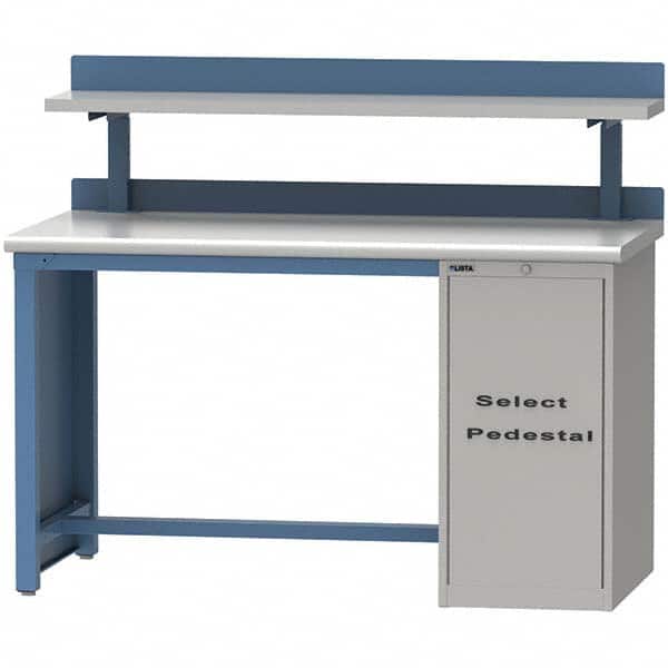 LISTA - Stationary Work Benches, Tables Type: Workstation Top Material: Plastic Laminate - Eagle Tool & Supply