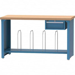 LISTA - Stationary Work Benches, Tables Type: Packaging Table Top Material: Butcher Block - Eagle Tool & Supply