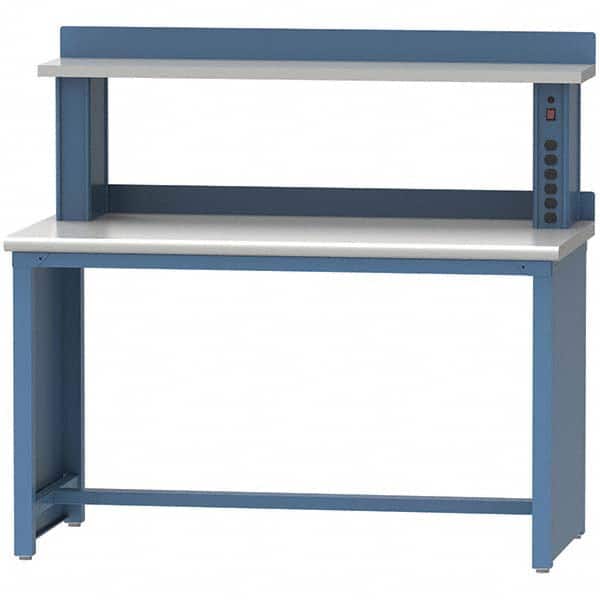 LISTA - Stationary Work Benches, Tables Type: Workstation Top Material: Plastic Laminate - Eagle Tool & Supply