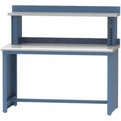 LISTA - Stationary Work Benches, Tables Type: Workstation Top Material: Plastic Laminate - Eagle Tool & Supply