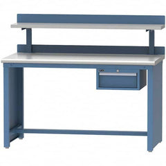 LISTA - Stationary Work Benches, Tables Type: Workstation Top Material: Plastic Laminate - Eagle Tool & Supply