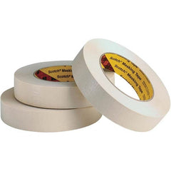 3M - 57" Wide x 60 Yd Long x 7.6 mil Tan Crepe Paper Masking Tape - Eagle Tool & Supply