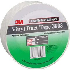 3M - 50 Yd x 49" x 6.5 mil Yellow Vinyl Duct Tape - Eagle Tool & Supply