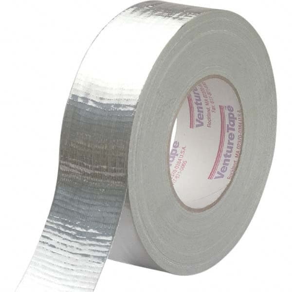 3M - 55m x 48mm x 11 mil Silver Polyethylene Cloth Duct Tape - Eagle Tool & Supply