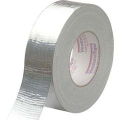 3M - 55m x 72mm x 11 mil Silver Polyethylene Cloth Duct Tape - Eagle Tool & Supply