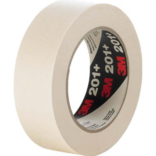 3M - 48mm Wide x 55 m x 4.4 mil Tan Crepe Paper Masking Tape - Eagle Tool & Supply