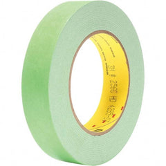 3M - 1" Wide x 60 Yd Long x 6.7 mil Light Green Paper Masking Tape - Eagle Tool & Supply