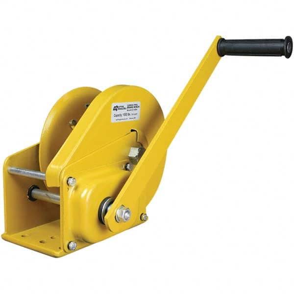 OZ Lifting Products - Winches Type: Brake Winch Line Pull Capacity (Lb.): 1,500 - Eagle Tool & Supply