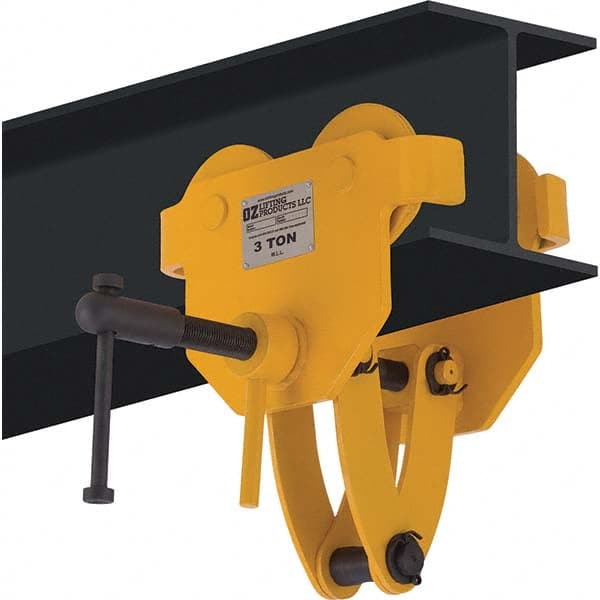 OZ Lifting Products - Trolleys Type: Quick Install Manual Trolley Load Capacity (Lb.): 6,000.000 - Eagle Tool & Supply