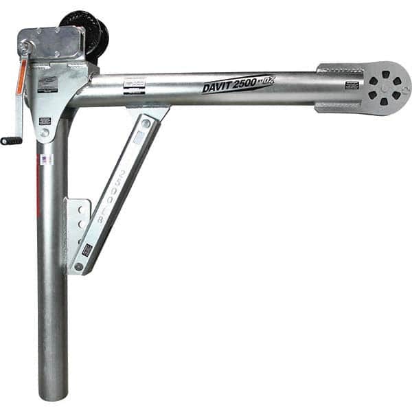 OZ Lifting Products - Davit Cranes Davit Crane Type: Spur Gear Capacity (Lb.): 2,500 - Eagle Tool & Supply